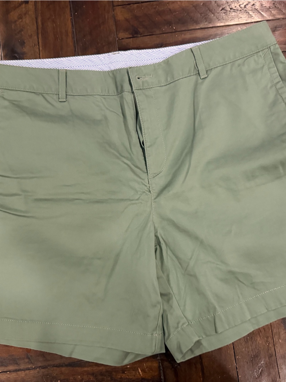 L.L. Bean Women's Olive Green Bermuda Shorts